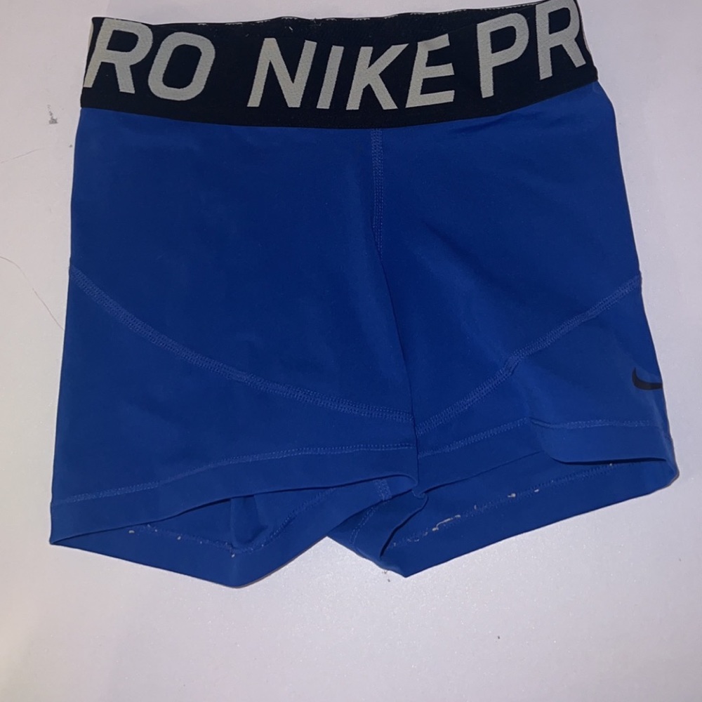 blue nike pros